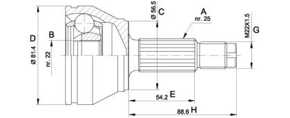 OPEN PARTS CVJ5192.10