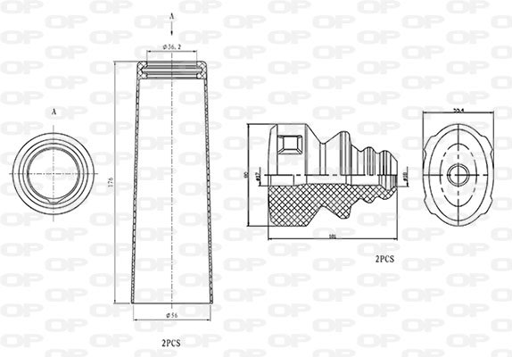 OPEN PARTS DCK5002.04