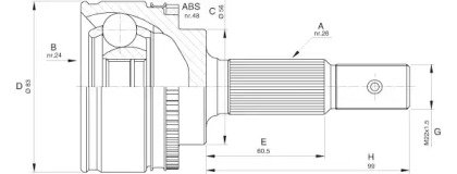 OPEN PARTS CVJ5544.10