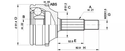 OPEN PARTS CVJ5306.10