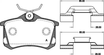 OPEN PARTS BPA0263.50