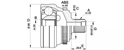 OPEN PARTS CVJ5304.10