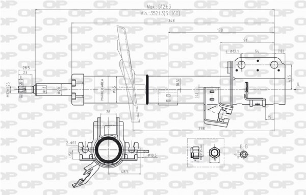 OPEN PARTS SAB8221.31