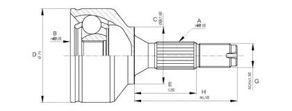 OPEN PARTS CVJ5668.10