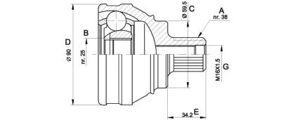 OPEN PARTS CVJ5117.10