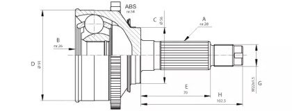 OPEN PARTS CVJ5686.10