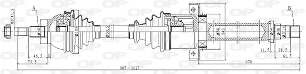 OPEN PARTS DRS6431.00