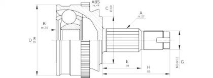 OPEN PARTS CVJ5186.10