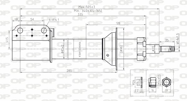 OPEN PARTS SAB8128.31