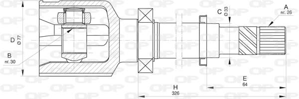 OPEN PARTS CVJ5833.20