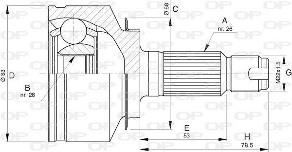 OPEN PARTS CVJ5776.10