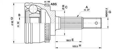 OPEN PARTS CVJ5339.10