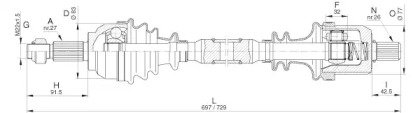 OPEN PARTS DRS6318.00