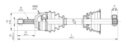 OPEN PARTS DRS6100.00