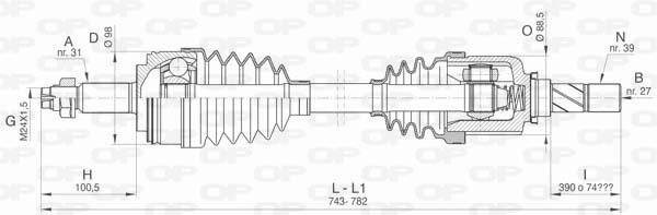 OPEN PARTS DRS6429.00