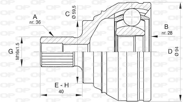 OPEN PARTS CVJ5809.10