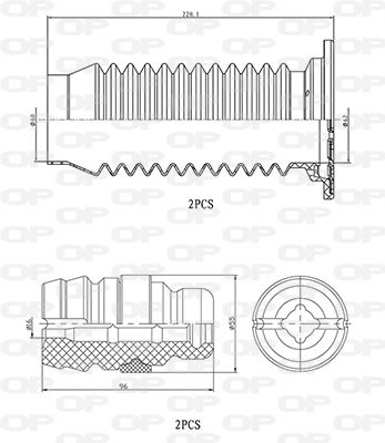 OPEN PARTS DCK5043.04