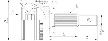 OPEN PARTS CVJ5587.10