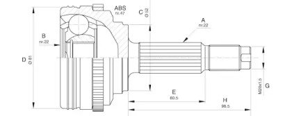 OPEN PARTS CVJ5617.10