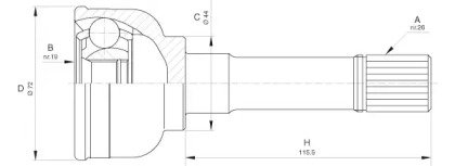 OPEN PARTS CVJ5631.10