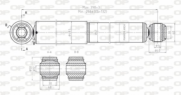 OPEN PARTS SAB8141.32