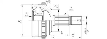 OPEN PARTS CVJ5220.10