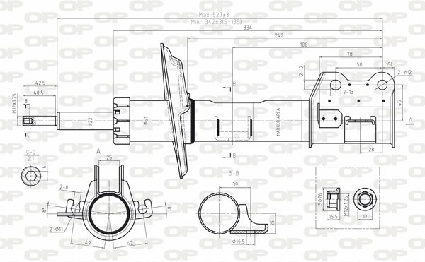 OPEN PARTS SAB8080.31