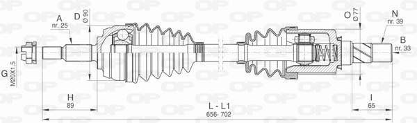 OPEN PARTS DRS6478.00