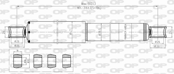 OPEN PARTS SAB8371.12