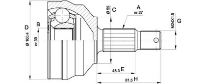 OPEN PARTS CVJ5460.10