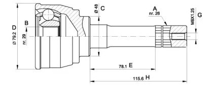 OPEN PARTS CVJ5568.10