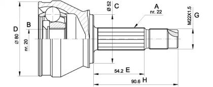 OPEN PARTS CVJ5223.10