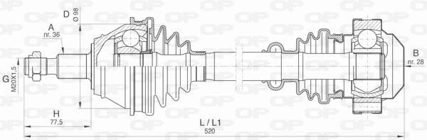 OPEN PARTS DRS6409.00