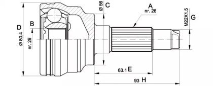 OPEN PARTS CVJ5554.10