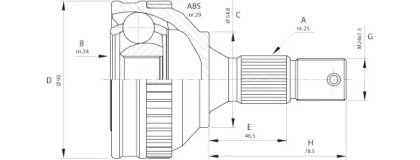 OPEN PARTS CVJ5216.10