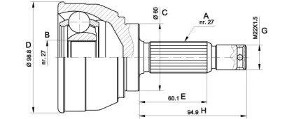 OPEN PARTS CVJ5561.10