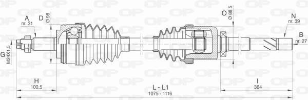 OPEN PARTS DRS6430.00