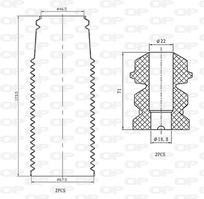 OPEN PARTS DCK5028.04