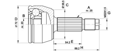 OPEN PARTS CVJ5277.10