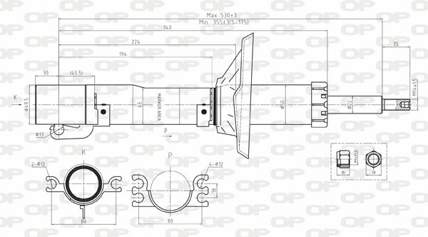 OPEN PARTS SAB8118.11