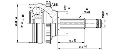 OPEN PARTS CVJ5388.10