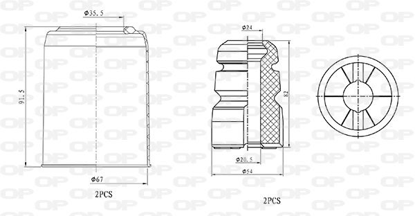 OPEN PARTS DCK5084.04