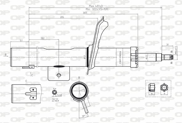 OPEN PARTS SAB8165.31