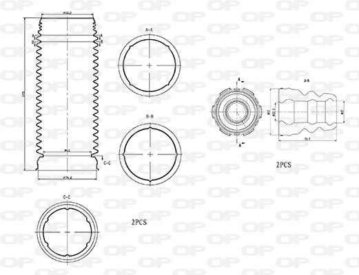 OPEN PARTS DCK5022.04