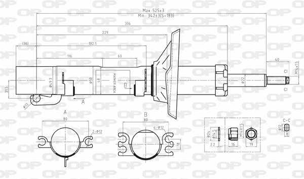 OPEN PARTS SAB8024.31