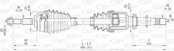 OPEN PARTS DRS6476.00