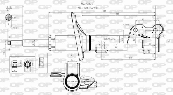 OPEN PARTS SAB8294.31