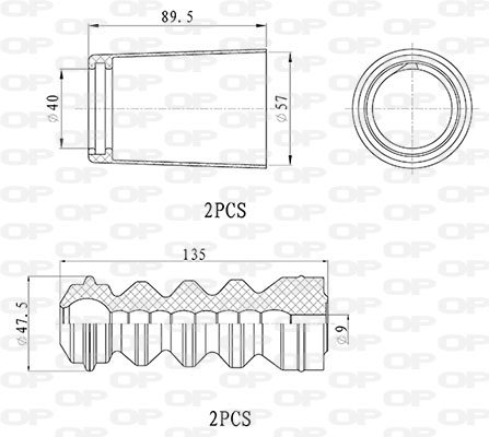 OPEN PARTS DCK5077.04