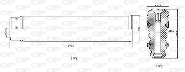 OPEN PARTS DCK5067.04