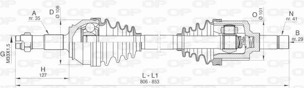 OPEN PARTS DRS6426.00